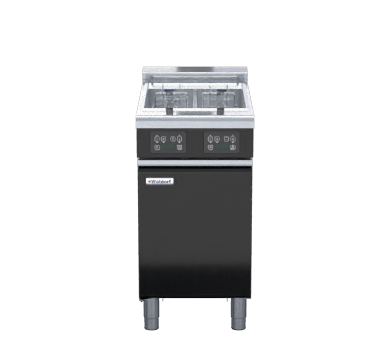 waldorf bold fnlb8224ee - 450mm twin pan electric fryer low back version