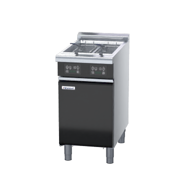 waldorf bold fnlb8224ee - 450mm twin pan electric fryer low back version