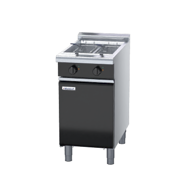 waldorf bold fnlb8224e - 450mm twin pan electric fryer low back version