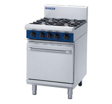 blue seal evolution series g504d - 600mm gas range static oven
