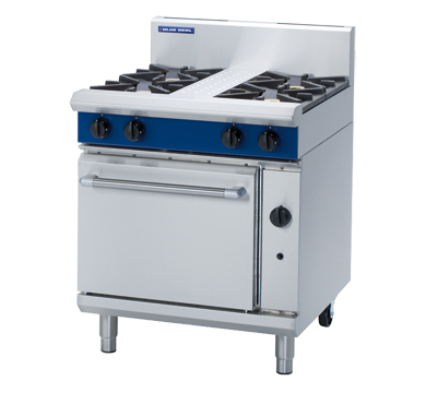 blue seal evolution series g505d - 750mm gas range static oven