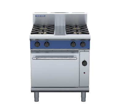 blue seal evolution series g505d - 750mm gas range static oven