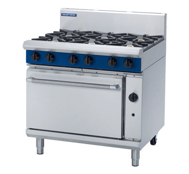 blue seal evolution series g506d - 900mm gas range static oven