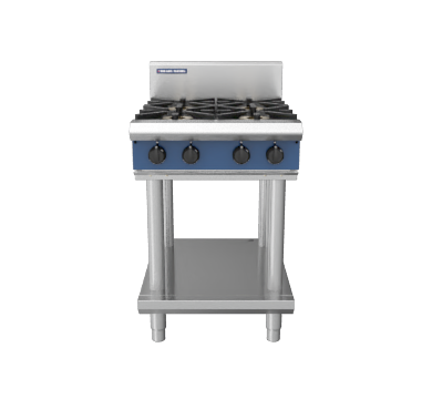 blue seal evolution series g514d-ls - 600mm gas cooktop - leg stand