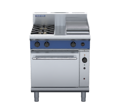 blue seal evolution series g54c - 750mm gas range convection oven
