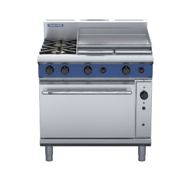 blue seal evolution series g56b - 900mm gas range convection oven