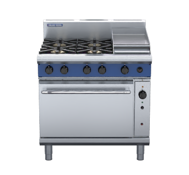 blue seal evolution series g56c - 900mm gas range convection oven