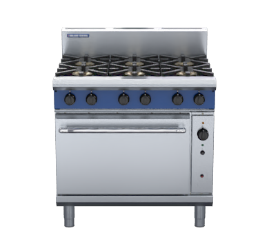 blue seal evolution series g56d - 900mm gas range convection oven