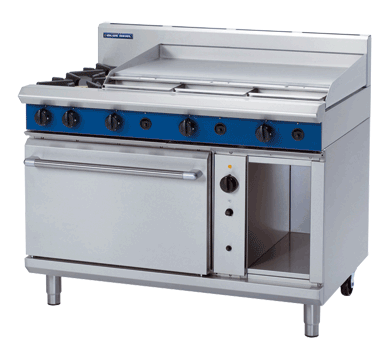 blue seal evolution series g58a - 1200mm gas range convection oven