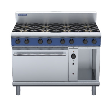 blue seal evolution series g58d - 1200mm gas range convection oven