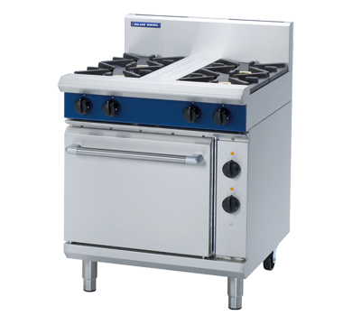 blue seal evolution series ge505d - 750mm gas range electric static oven