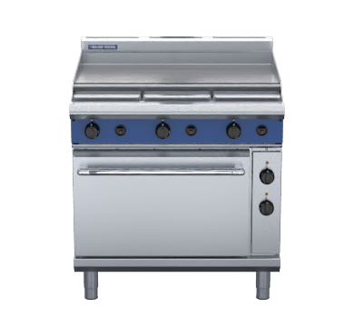 blue seal evolution series ge506a - 900mm gas range electric static oven