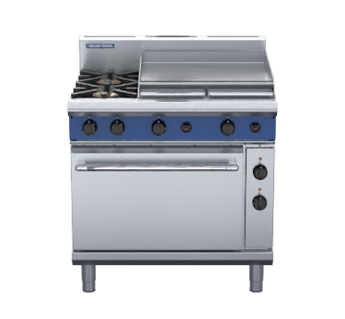 blue seal evolution series ge506b - 900mm gas range electric static oven