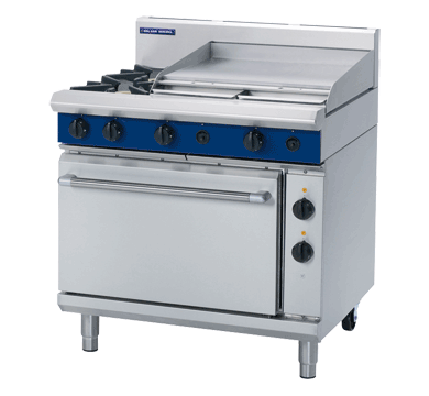blue seal evolution series ge506b - 900mm gas range electric static oven