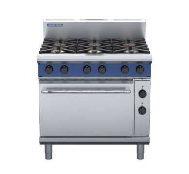 blue seal evolution series ge506d - 900mm gas range electric static oven