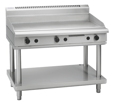 waldorf 800 series gpl8120g-ls - 1200mm gas griddle low back version  leg stand