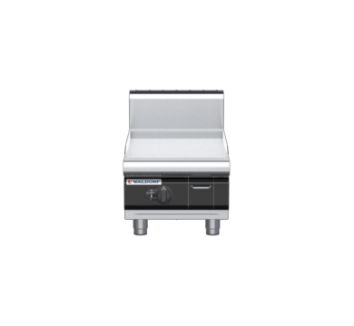 waldorf cue gp8450ghcr-b-c0 450mm gas griddle bench model with high splashback