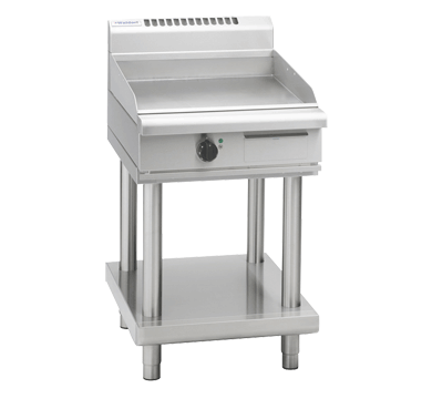 waldorf 800 series gp8600e-ls - 600mm electric griddle - leg stand