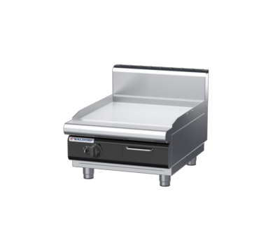 waldorf cue gp8600gh-b-c0 600mm gas griddle bench model with high splashback