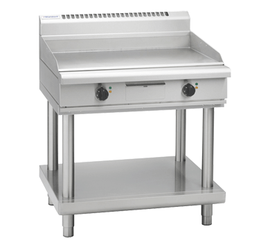 waldorf 800 series gp8900e-ls - 900mm electric griddle - leg stand