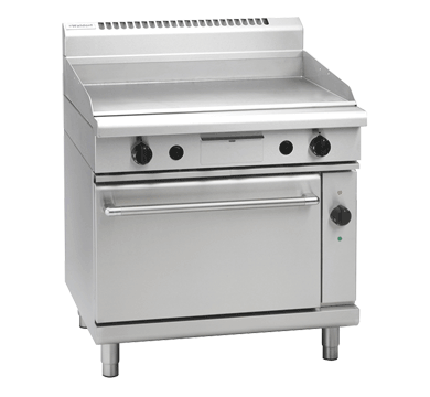 waldorf 800 series gp8910gec - 900mm gas griddle electric convection oven range