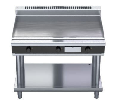 waldorf bold gpb8120e-ls - 1200mm electric griddle - leg stand