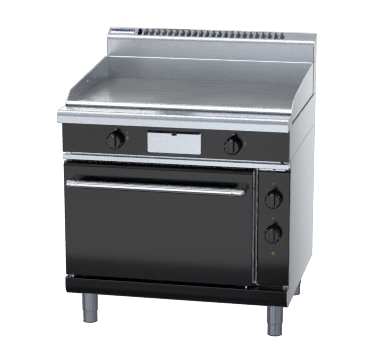 waldorf bold gpb8910ec - 900mm electric griddle convection oven range