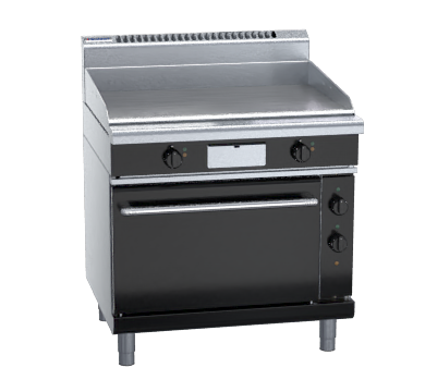 waldorf bold gpb8910e - 900mm electric griddle static oven range