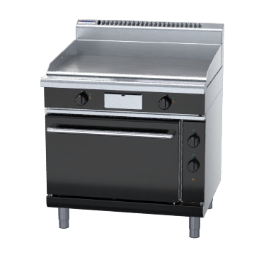 waldorf bold gpb8910e - 900mm electric griddle static oven range