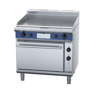 blue seal evolution series gpe56 - 900mm gas griddle electric convection oven range