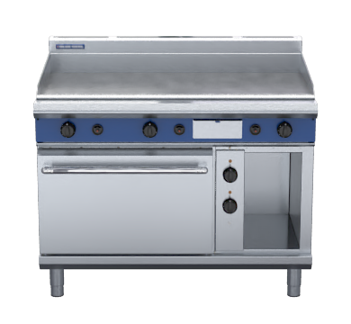 blue seal evolution series gpe58 - 1200mm gas griddle electric convection oven range