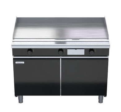 waldorf bold gplb8120e-cd - 1200mm electric griddle low back version - cabinet base