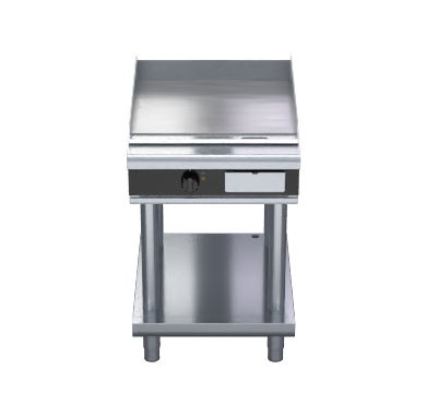 waldorf bold gplb8600e-ls - 600mm electric griddle low back version - leg stand