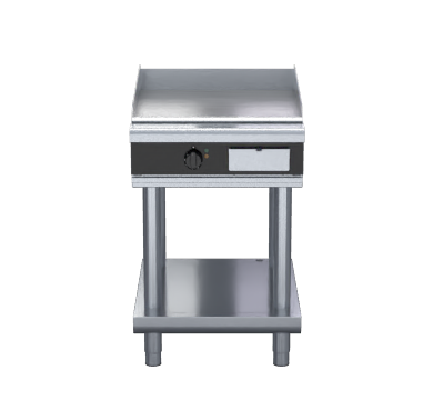 waldorf bold gplb8600e-ls - 600mm electric griddle low back version - leg stand