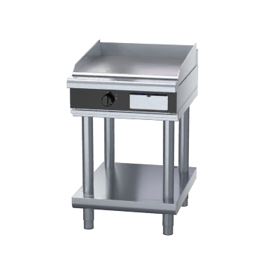 waldorf bold gplb8600e-ls - 600mm electric griddle low back version - leg stand