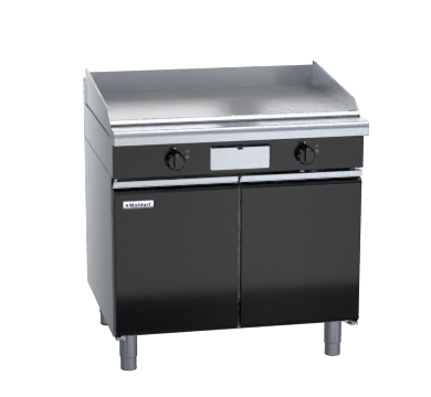 waldorf bold gplb8900e-cd - 900mm electric griddle low back version - cabinet base