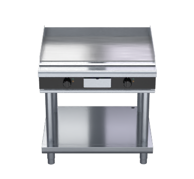 waldorf bold gplb8900e-ls - 900mm electric griddle low back version - leg stand