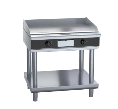 waldorf bold gplb8900e-ls - 900mm electric griddle low back version - leg stand