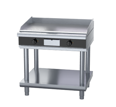 waldorf bold gplb8900e-ls - 900mm electric griddle low back version - leg stand