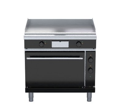 waldorf bold gplb8910e - 900mm electric griddle static oven range low back version