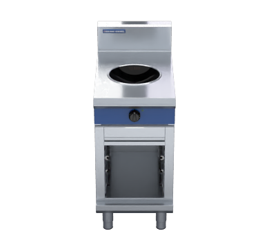 blue seal evolution series in511w3-cb - 450mm induction wok - cabinet base