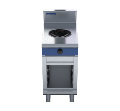 blue seal evolution series in511w3-cb - 450mm induction wok - cabinet base