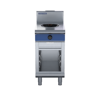 blue seal evolution series in511w3-cb - 450mm induction wok - cabinet base