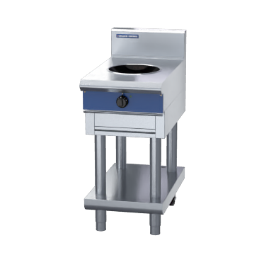 blue seal evolution series in511w3-ls - 450mm induction wok - leg stand