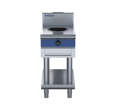 blue seal evolution series in511w5-ls - 450mm induction wok - leg stand