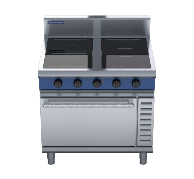 blue seal evolution series in54r5f - 900mm induction range convection oven