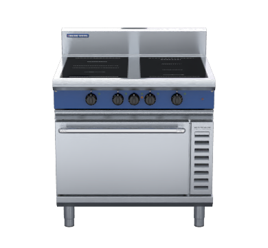 blue seal evolution series in54r5f - 900mm induction range convection oven