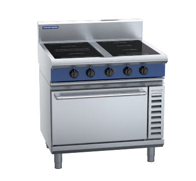 blue seal evolution series in54r5f - 900mm induction range convection oven