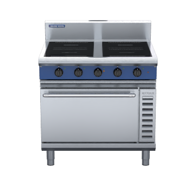 blue seal evolution series in54r5 - 900mm induction range convection oven