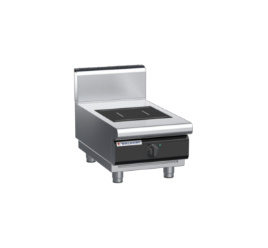 waldorf cue in8100hf-b-c0 450mm electric induction cooktop bench model with high splashback
